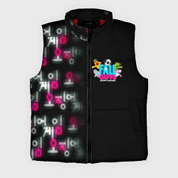 Мужской жилет Игра в кальмара x Fall Guys, цвет: 3D-красный