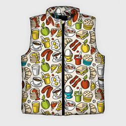 Мужской жилет Завтрак - цветной