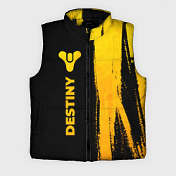 Мужской жилет Destiny - gold gradient: по-вертикали