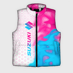 Мужской жилет Suzuki neon gradient style: по-вертикали