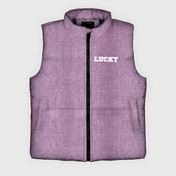 Мужской жилет Розовые джинсы lucky 77