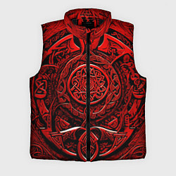Мужской жилет Скандинавский орнамент викингов, цвет: 3D-черный