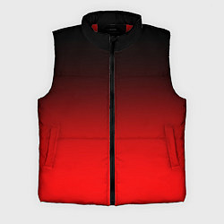Мужской жилет Градиент: от черного до ярко-красного, цвет: 3D-красный