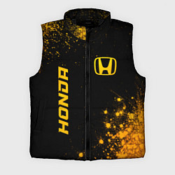 Мужской жилет Honda - gold gradient: надпись, символ