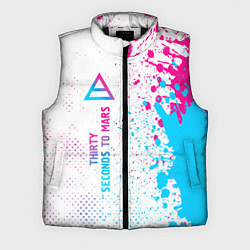 Мужской жилет Thirty Seconds to Mars neon gradient style: по-вер