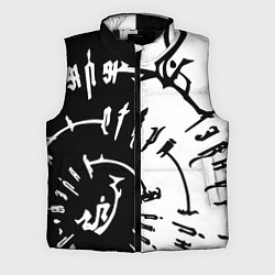 Мужской жилет Астарион - знак на спине чб