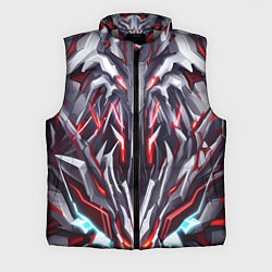 Мужской жилет Красная киберпанк броня