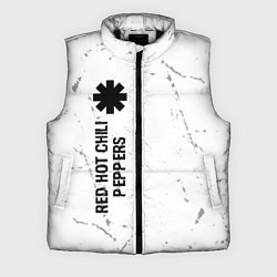 Мужской жилет Red Hot Chili Peppers glitch на светлом фоне по-ве