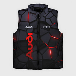 Мужской жилет Audi - плиты с эффектом свечения, цвет: 3D-черный