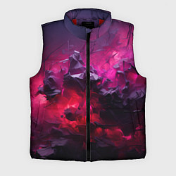 Мужской жилет Фиолетовые элементы абстракция