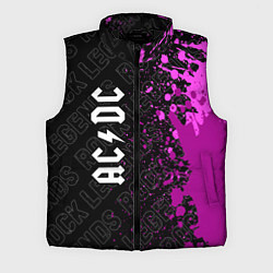 Мужской жилет AC DC rock legends по-вертикали, цвет: 3D-черный