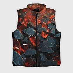 Мужской жилет Красные и черные плиты