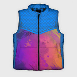 Мужской жилет Кляксы и цветной туман