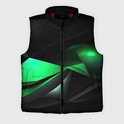 Мужской жилет Трехмерность зеленой фигуры