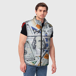 Мужской жилет Сто зеленых, цвет: 3D-красный — фото 2