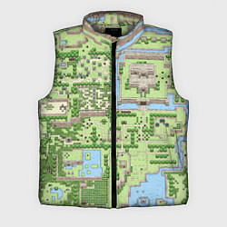 Мужской жилет Zelda: карта, цвет: 3D-светло-серый