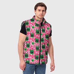 Мужской жилет Каракулевые короны, цвет: 3D-светло-серый — фото 2