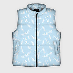 Мужской жилет Нежный новогодний узор