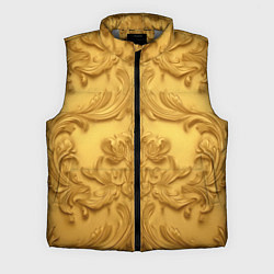 Мужской жилет Золото объемные узоры, цвет: 3D-светло-серый