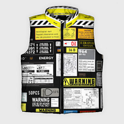 Мужской жилет Инженерные знаки, цвет: 3D-светло-серый