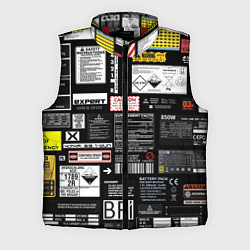 Мужской жилет Инженерные шильдики, цвет: 3D-красный