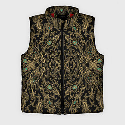 Мужской жилет Славянский этнический орнамент с позолотой