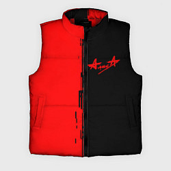 Мужской жилет Алиса рок группа краски альбом, цвет: 3D-красный