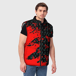 Мужской жилет Destiny краски надписи текстура, цвет: 3D-светло-серый — фото 2