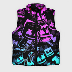 Мужской жилет Marshmello neon pattern, цвет: 3D-красный