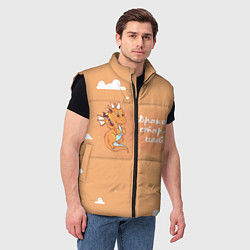 Мужской жилет Старший дракон, цвет: 3D-черный — фото 2