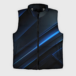 Мужской жилет Темно-синий абстрактный фон абстракция, цвет: 3D-светло-серый