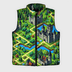 Мужской жилет Heroes of Might and Magic - pixel map, цвет: 3D-черный