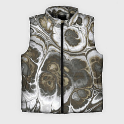Мужской жилет Абстрактный разноцветный узор, цвет: 3D-черный