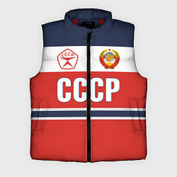 Мужской жилет Союз Советских Социалистических Республик - СССР, цвет: 3D-красный