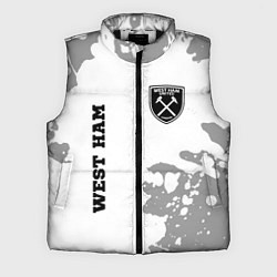 Мужской жилет West Ham sport на светлом фоне вертикально