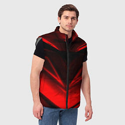 Мужской жилет Geometry stripes line, цвет: 3D-светло-серый — фото 2