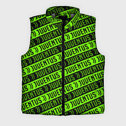 Мужской жилет Juventus green pattern sport, цвет: 3D-светло-серый