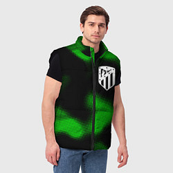 Мужской жилет Atletico Madrid sport halftone, цвет: 3D-черный — фото 2