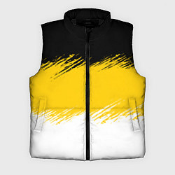 Мужской жилет Имперский флаг России штриховка, цвет: 3D-черный