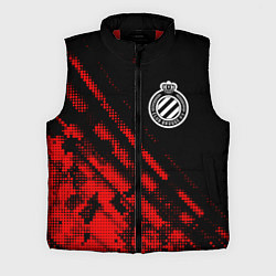 Мужской жилет Club Brugge sport grunge, цвет: 3D-красный
