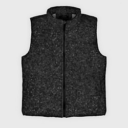 Мужской жилет Текстура мокрый асфальт тёмный серый