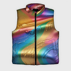 Мужской жилет Жидкий радужный металл