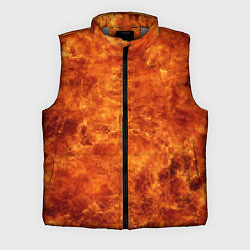 Мужской жилет Пламя 8бит текстура