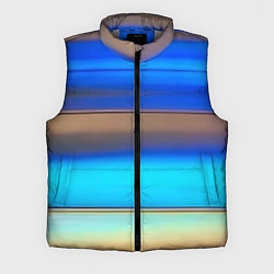Мужской жилет Голубые и коричневые полосы