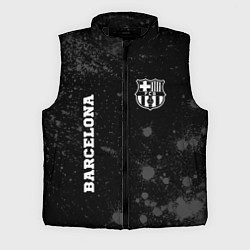 Мужской жилет Barcelona sport на темном фоне вертикально, цвет: 3D-черный