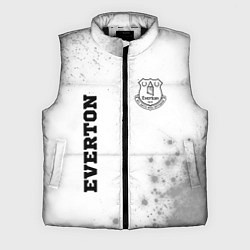 Мужской жилет Everton sport на светлом фоне вертикально, цвет: 3D-черный
