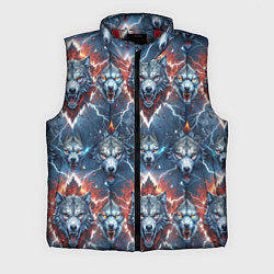 Мужской жилет Волчки эпичный паттерн