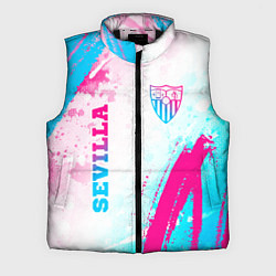 Мужской жилет Sevilla neon gradient style вертикально