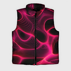 Мужской жилет Неоновая яркая геометрическая абстракция со светом