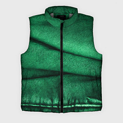 Мужской жилет Зеленая джинса, цвет: 3D-светло-серый